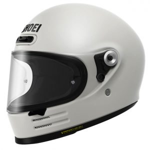 Shoei Glamster Motorcycle Helmet Plain Gloss White