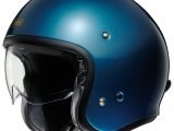 Shoei J O Open Face Motorcycle Helmet Laguna Blue