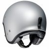 Shoei J O Open Face Motorcycle Helmet Matt Light Silver