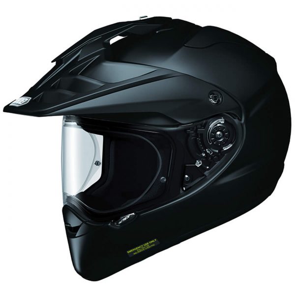 Shoei Hornet ADV Motorcycle Helmet Plain Gloss Black