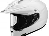 Shoei Hornet ADV Motorcycle Helmet Plain Gloss White