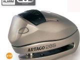 Artago 26S 10mm Motorcycle Alarm Disc Lock Metallic