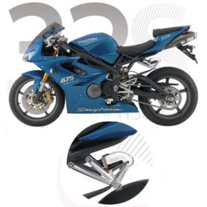 Artago 32 Disc Lock Bracket Triumph Daytona 657 2006 Models On