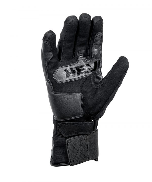 Hevik Rock Dark Waterproof Motorcycle Gloves Black