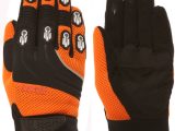 Weise Dakar Motorcycle Off Road Gloves Black Orange