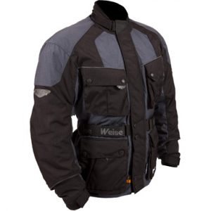 Weise Dynastar Evo Textile Motorcycle Jacket Black Gun
