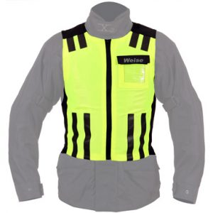 Weise Vision Neon Yellow Motorcycle Hi Viz Waistcoat
