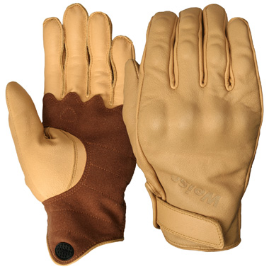 Short leather motorcycle best sale gloves