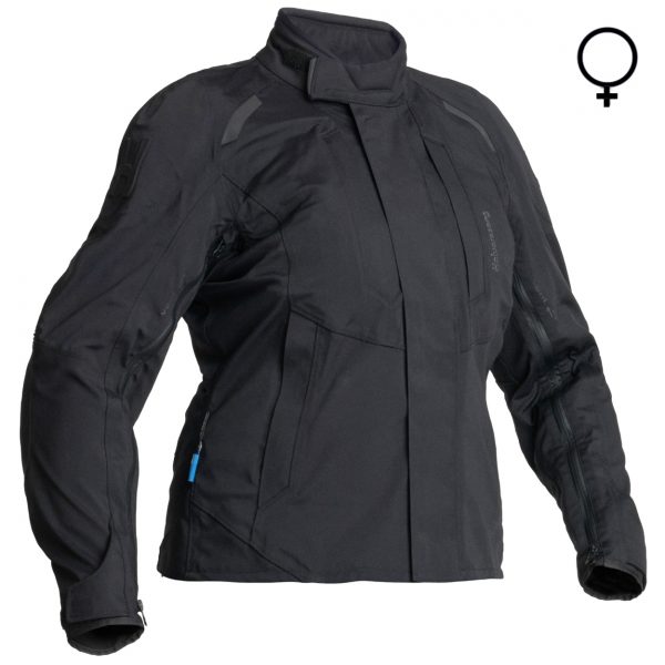 Halvarssons Jolen Ladies Laminated Motorcycle Jacket Black