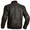 Halvarssons Torsby Classic Leather Motorcycle Jacket Brown