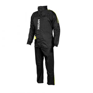 Hevik Rainstop 2 Piece Rain Suit Black with Hi Viz