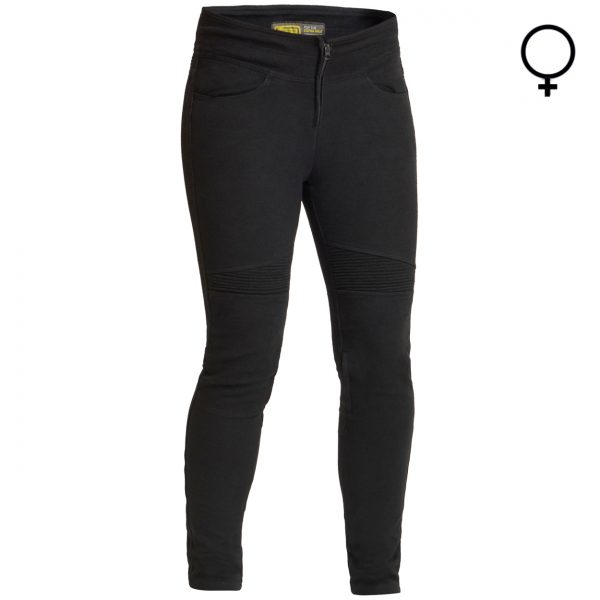 Lindstrands Alva Lady Stretch Motorcycle Leggings Black