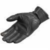 Lindstrands Bada Leather Motorcycle Gloves Black