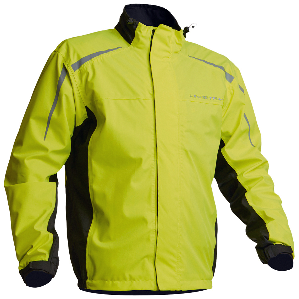 Lindstrands DW Plus Waterproof Motorcycle Over Jacket Yellow Black