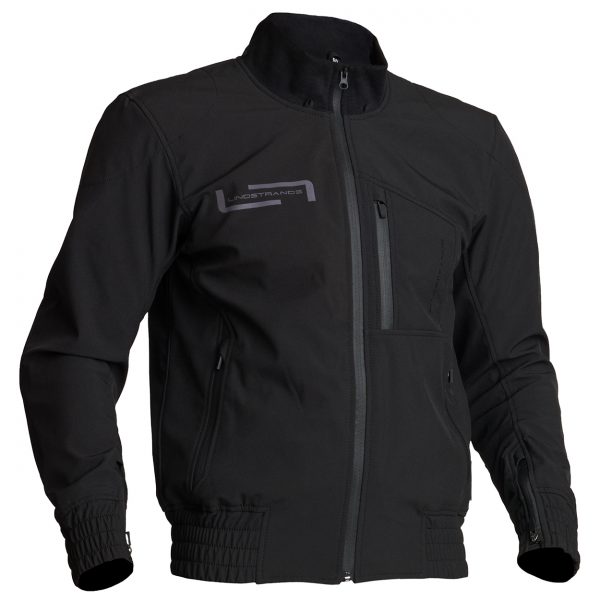 Lindstrands Frisen Softshell Motorcycle Jacket Black