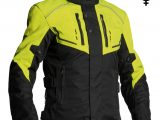Lindstrands Halden Lady Textile Motorcycle Jacket Black Yellow
