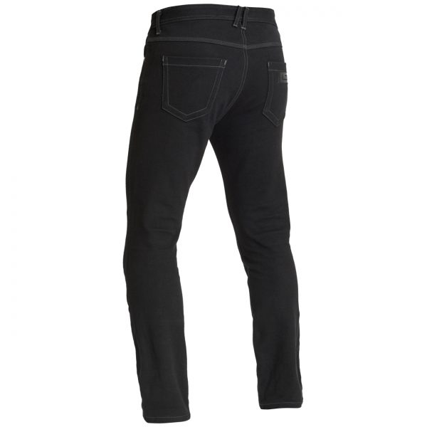 Lindstrands Lund Denim Stretch Motorcycle Jeans Black