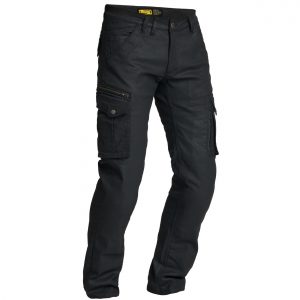 Lindstrands Luvos Dry Wax Motorcycle Cargo Pants Black