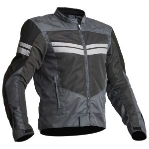 Lindstrands Nyhamn Mesh Textile Motorcycle Jacket Grey