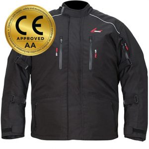 Weise Core Plus Textile Motorcycle Jacket Black