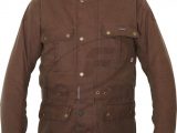 Weise Glenmore Waxed Cotton Textile Motorcycle Jacket Brown