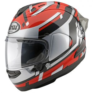 Arai RX7V Evo Motorcycle Helmet Step Red