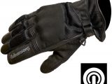 Halvarssons Gla Short Leather and Mesh Motorcycle Gloves