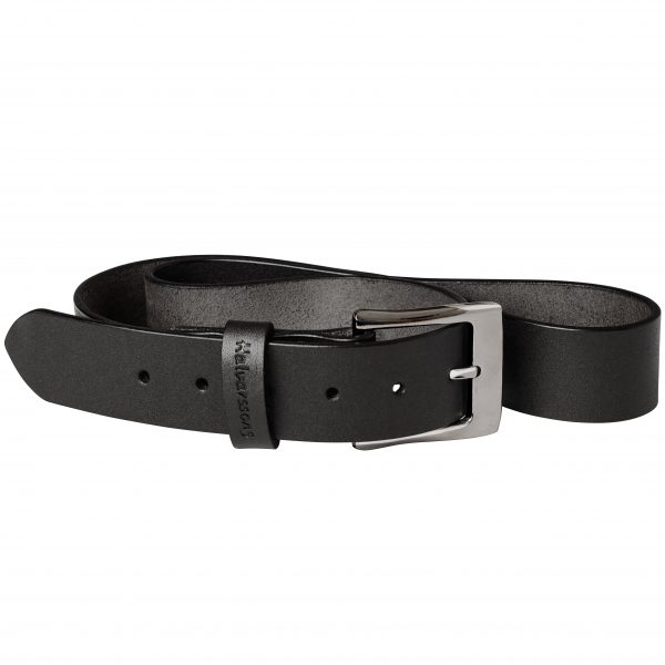 Halvarssons Leather Belt Black