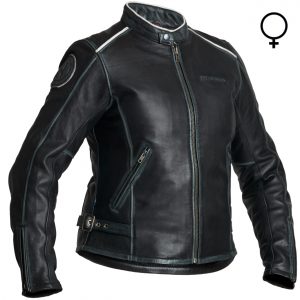Halvarssons Nyvall Lady Leather Motorcycle Jacket Black