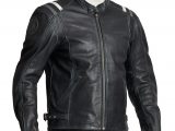 Halvarssons Skalltorp Leather Motorcycle Jacket Black