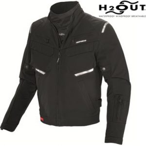 Spidi H2OUT Adventurer Textile Motorcycle Jacket Black