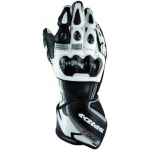 Spidi Carbo 3 Motorcycle Gloves Black White