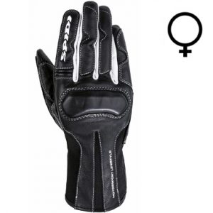 Spidi Charm Ladies Motorcycle Gloves Black White