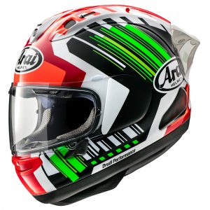 Arai RX7V Evo Motorcycle Helmet Rea Green