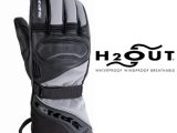 Spidi NK3 Waterproof Motorcycle Gloves Black Grey