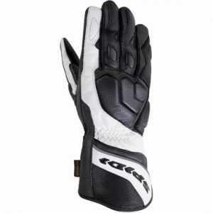Spidi Zeta Motorcycle Gloves Black White