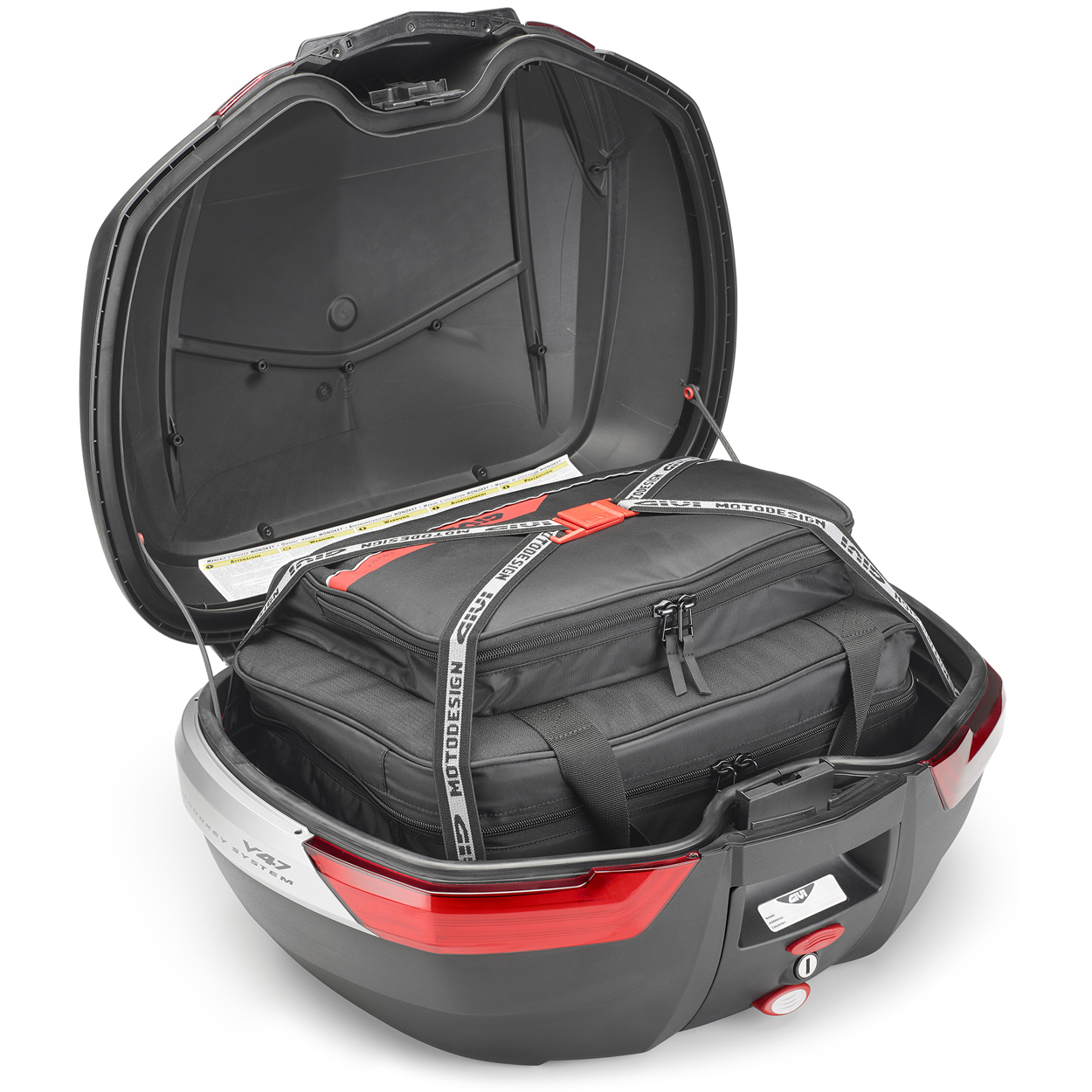 Top case Givi MONOLOCK E450 SIMPLI II - Bagagerie Moto 