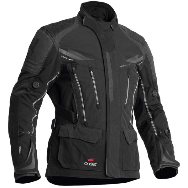 Halvarssons Mora Textile Motorcycle Jacket Black