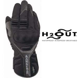 Spidi Twinter Waterproof Motorcycle Gloves Black