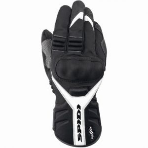 Spidi T Winter Waterproof Motorcycle Gloves Black White