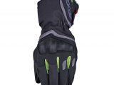 Five WFX3 Evo WP Motorcycle Gloves Black Fluo Yellow