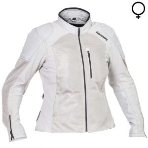 Halvarssons Arvika Lady Textile Motorcycle Jacket Light Grey