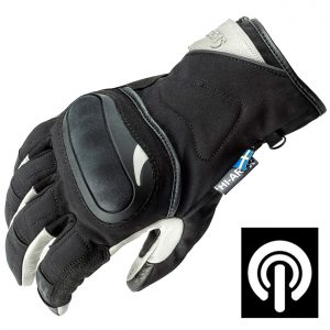 Halvarssons Oleby Waterproof Motorcycle Gloves Black Grey