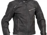 Halvarssons Sandtorp Classic Leather Motorcycle Jacket Black