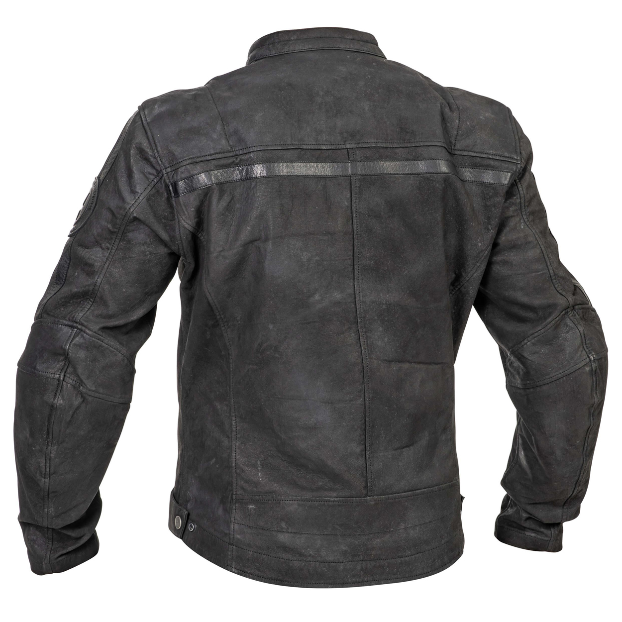 Halvarssons Sandtorp Classic Leather Motorcycle Jacket Black