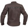 Halvarssons Sandtorp Classic Leather Motorcycle Jacket Brown