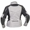 Halvarssons Solberg Lady Textile Motorcycle Jacket Light Grey Black