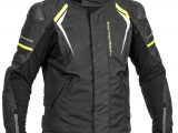 Lindstrands Sandvik Waterproof Motorcycle Jacket Black Yellow