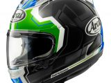 Arai RX7V Evo Motorcycle Helmet JR 65 Green