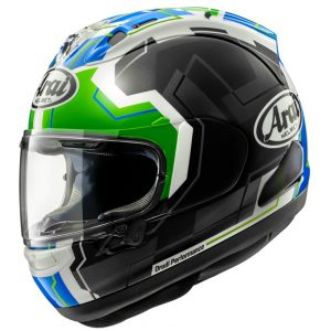 Arai RX7V Evo Motorcycle Helmet JR 65 Green